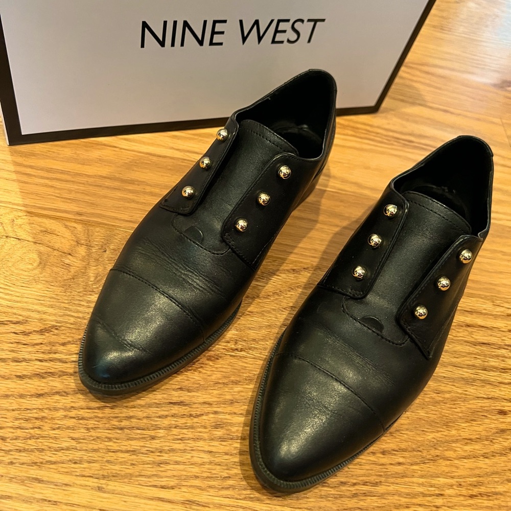 Nine West Wearable Black Loafers 6.